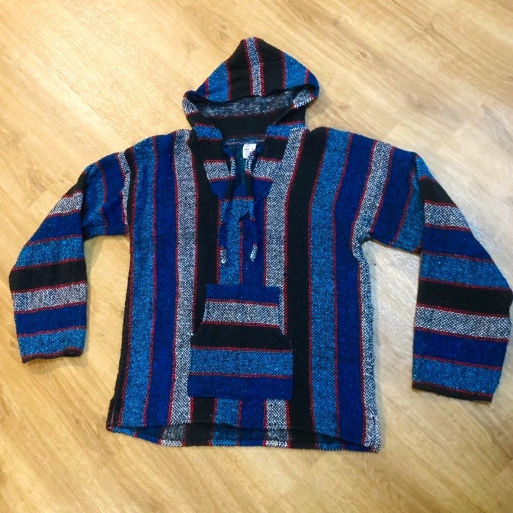 Artesanias Cuamatzi Pull Over Hooded Sweater